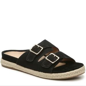 Vionic Women Gia Leather Sandals Espadrille Platform shoes sz 8